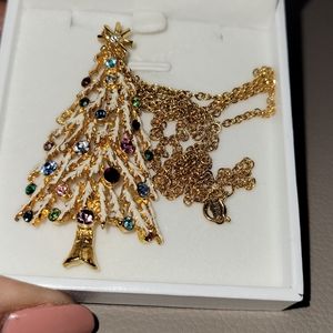 Stunning Vintage Christmas Tree Pendant